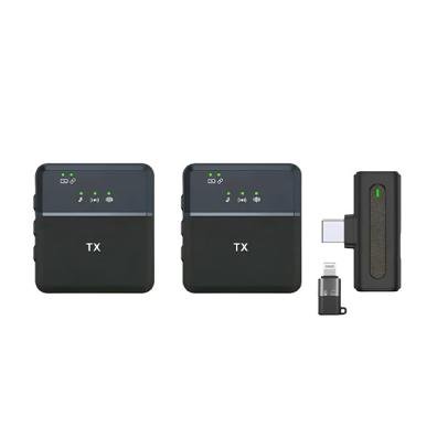 SX8 TYPE-C/IPHONE DUAL PROFESSIONAL LAVALIER WIRELESS MICROPHONE FOR INTERVIEW, VLOG, LIVE MIC NOISE REDUCTION