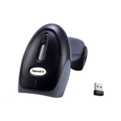 SPEED-X 8700 2D WIRELESS 2.4GHZ BARCODE SCANNER WITH STAND AND RECEIVER