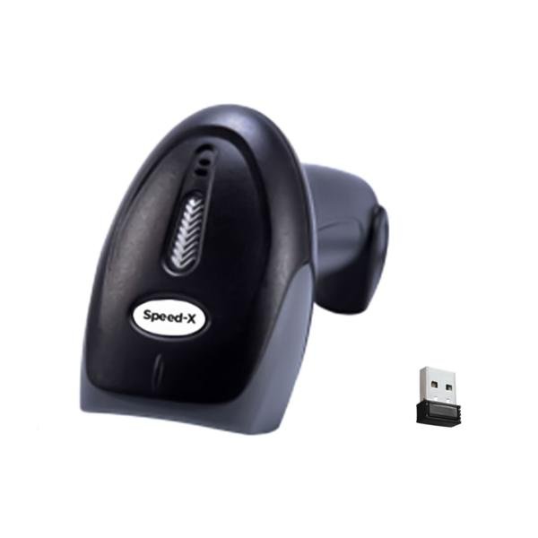 SPEED-X 8700 2D WIRELESS 2.4GHZ BARCODE SCANNER WITH STAND AND RECEIVER