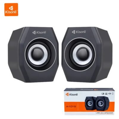 KISONLI X16 MINI USB 2.0 PORTABLE SPEAKER FOR LAPTOP PC WITH RGB LIGHT