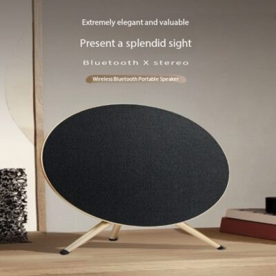 Lp18 Ufo Audio Space Wireless Bluetooth Loud Volume Home Theater Speaker Black Gold