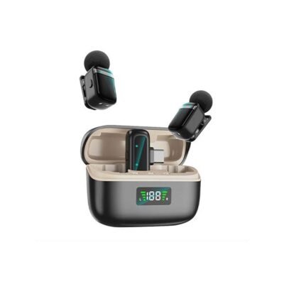 Mini8 Rts Lavalier Metal Condenser Lightweight Wireless Dual Microphone