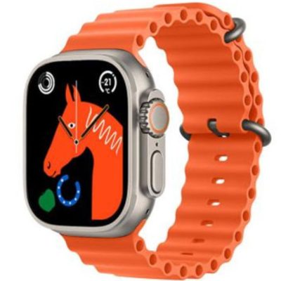 X8 Ultra Smartwatch 49mm With Bluetooth Calling With Wearfit Pro App Orange