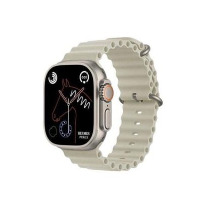 Hk10 Ultra 3 2.02 Amoled Display G-sensor Ai Features With Wearfit Pro App 2 Straps Silver